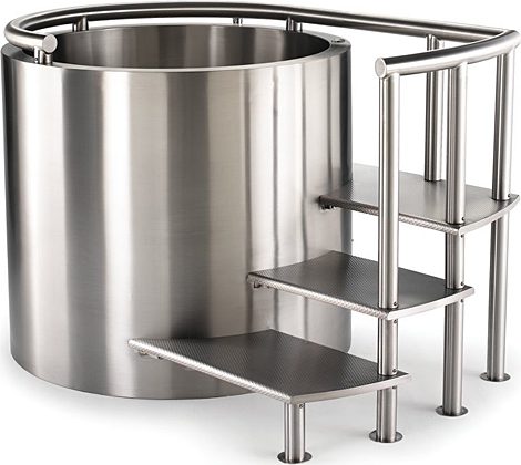 stainless steel ofuro soaking tubs