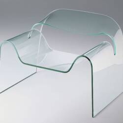 The Ghost All Glass Chair from FIAM of Italy
